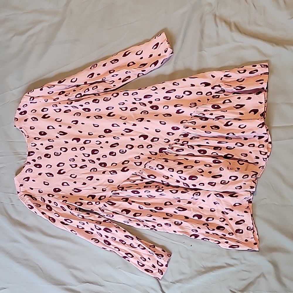 Girls leopard print dress